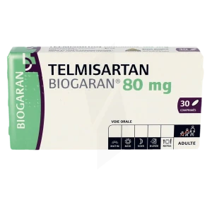 Telmisartan Biogaran 80 Mg, Comprimé