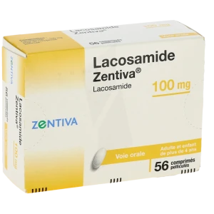 Lacosamide Zentiva 100 Mg, Comprimé Pelliculé