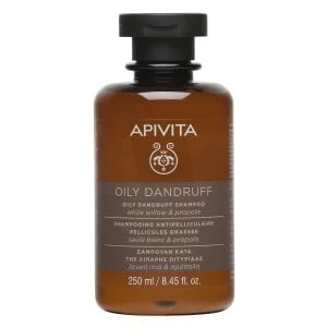 Apivita - Holistic Hair Care Shampoing Antipelliculaire - Pellicules Grasses Avec Saule Blanc & Propolis 250ml
