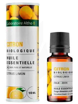 Laboratoire Altho Huile Essentielle Citron Bio 10ml