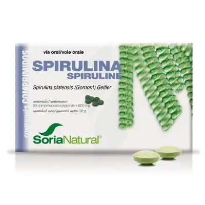 Soria Natural Spiruline Comprimés B/60 à STRASBOURG