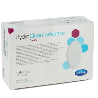 Hydroclean® Advance Cavity Pansement Irrigo-absorbant Ovale 4 X 8 Cm à Nantes