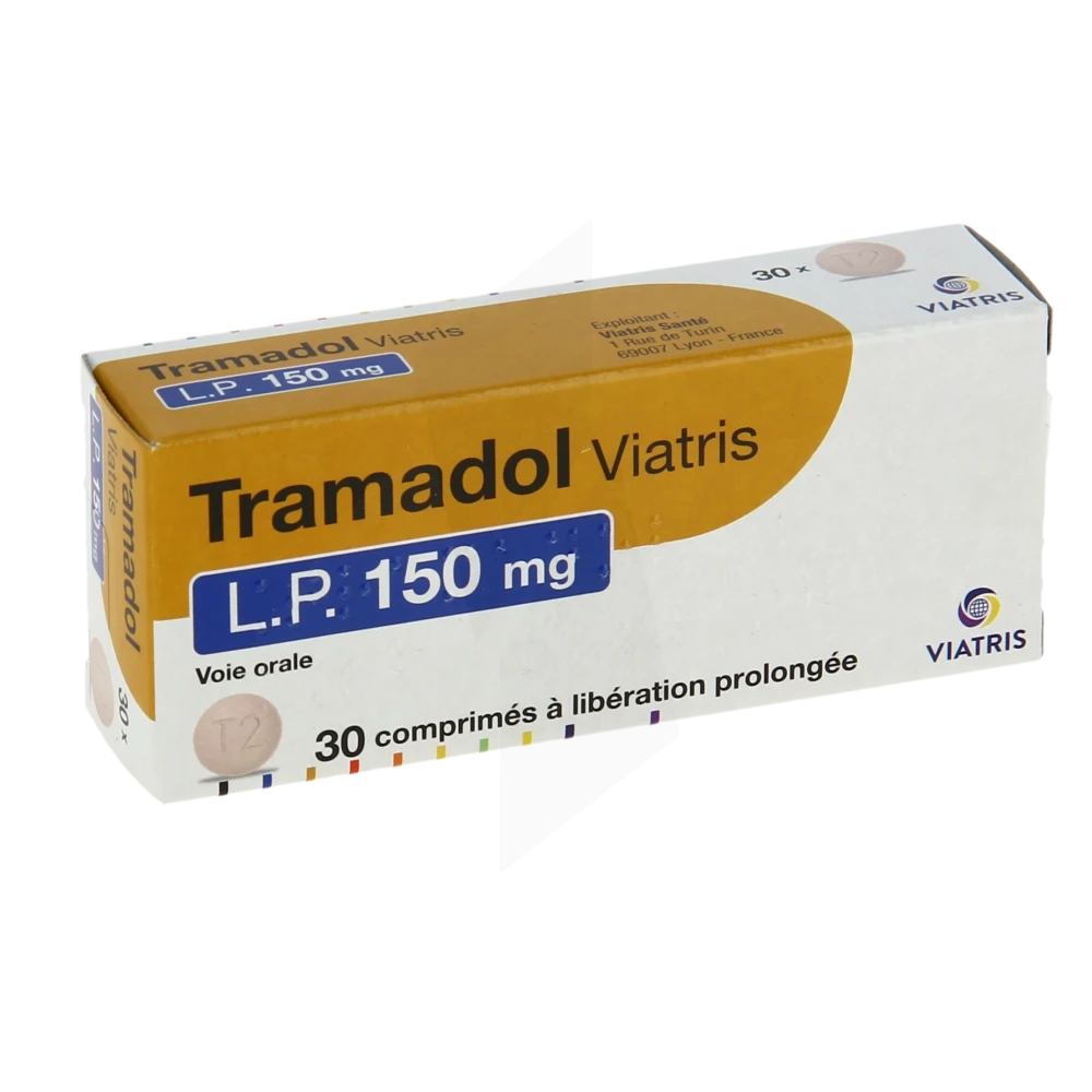Tramadol Viatris Lp 150 Mg, Comprimé à Libération Prolongée