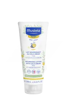 Mustela Lait Nourrissant Au Cold Cream à La Cire D’abeille Bio 200ml à Ottmarsheim