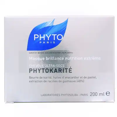 Phytokarite Masque Brillance Nutrition Extreme Phyto 200ml Cheveux Ultra-secs à Embrun