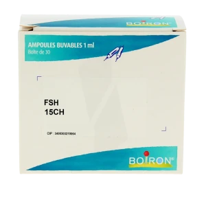 Boiron Fsh 15ch Solution Buvable En Ampoules Boîte De 30 Ampoules