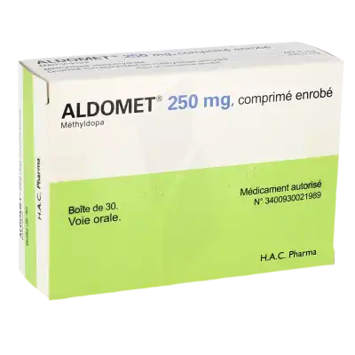 Aldomet 250 Mg, Comprimé Enrobé à GRENOBLE
