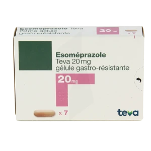 Esomeprazole Teva 20 Mg, Gélule Gastro-résistante