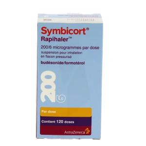 Symbicort Rapihaler 200/6 Microgrammes Par Dose, Suspension Pour Inhalation En Flacon Pressurisé