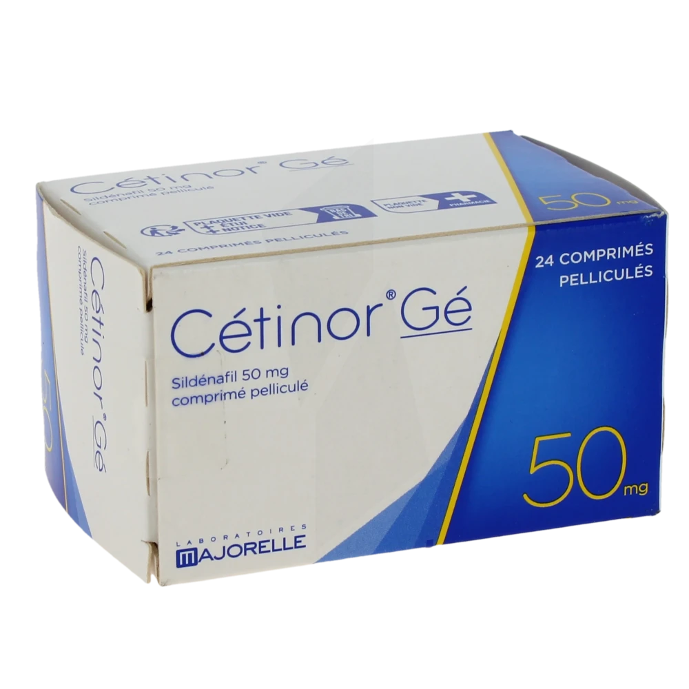 Cetinor 50 Mg, Comprimé Pelliculé