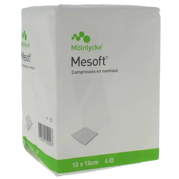 Mesoft Compresses En Notissé 4 Plis - 10x10cm