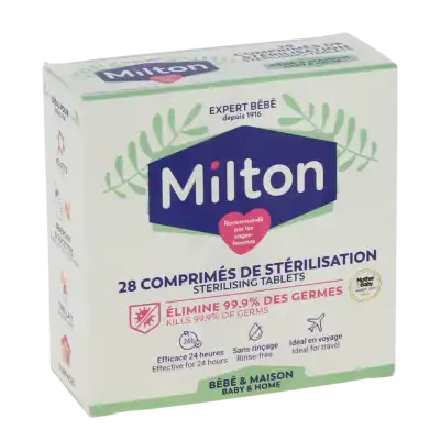 Milton Stérilisation à Froid Comprimés B/28 à Saint-Gratien
