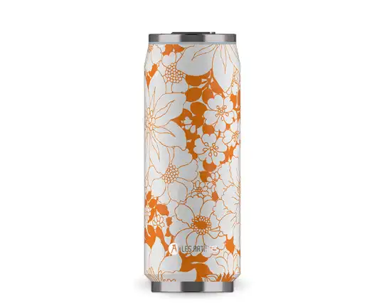 Les Artistes Canette Flower Orange 500ml