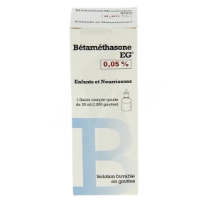 Betamethasone Eg 0,05 Pour Cent, Solution Buvable En Gouttes