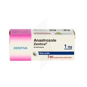 Anastrozole Zentiva 1 Mg, Comprimé Pelliculé