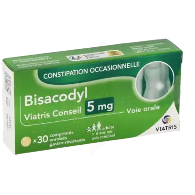 Bisacodyl Viatris Conseil 5 Mg, Comprimé Enrobé Gastro-résistant à MONTPELLIER