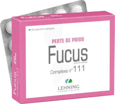 Lehning Fucus Complexe N°111 Comprimés Sublinguals Plq/60 à MULHOUSE