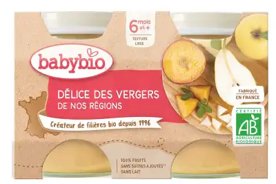 Babybio Pot Fruits à Tartiner Des Vergers à Saint-Gervais-la-Forêt