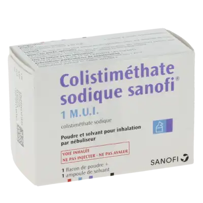 Colistimethate Sodique Amdipharm 1 Mui, Poudre Et Solvant Pour Inhalation Par Nébuliseur à Nice