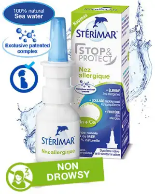 Stérimar Stop & Protect Solution nasale nez allergique 20ml