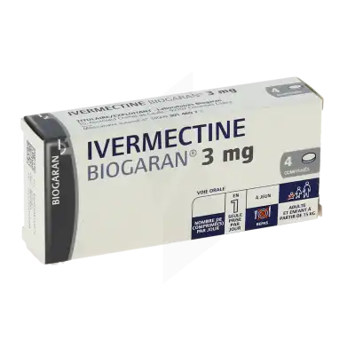 Ivermectine Biogaran 3 Mg, Comprimé à Bassens