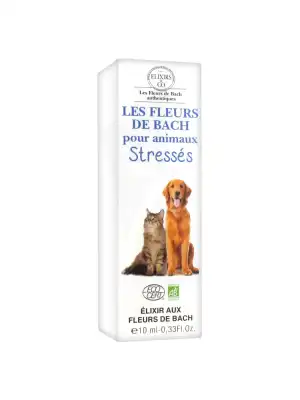 Elixirs & Co Les Fleurs De Bach Pour Animaux Stressés 10ml à St Médard En Jalles