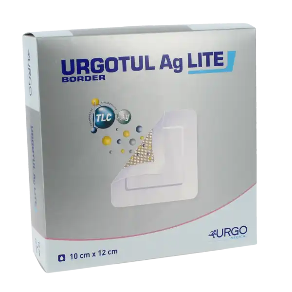 Urgotul Ag Lite Border, 10 Cm X 12 Cm , Bt 16