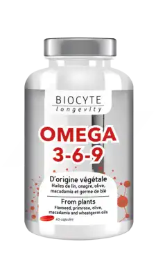 Biocyte Oméga 3-6-9 Caps B/60 à Annecy