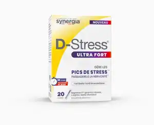 Synergia D-stress Ultra Fort Poudre 20 Sachets/4,55g à  Saint-Romain-en-Gal