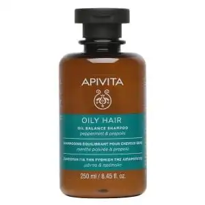 Apivita - Holistic Hair Care Shampoing Équilibrant Pour Cheveux Gras Avec Menthe Poivrée & Propolis 250ml à LIEUSAINT