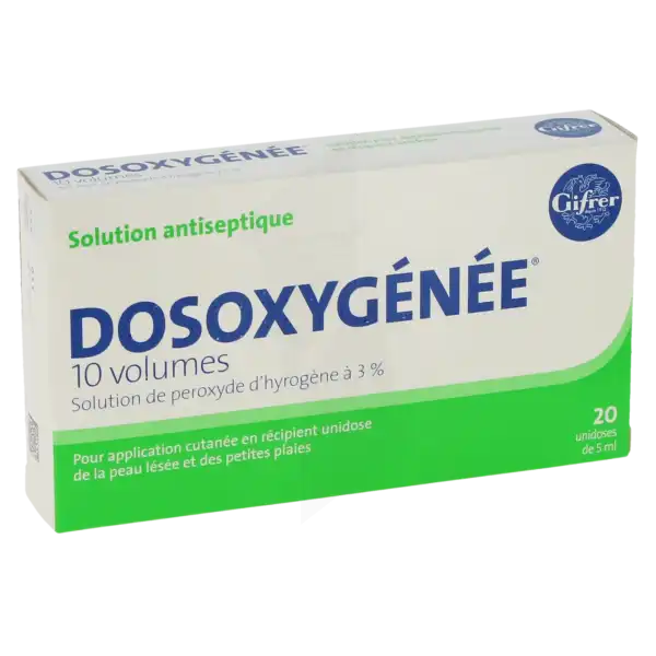 Dosoxygenee 10 Volumes, Solution Pour Application Cutanée En Récipient Unidose