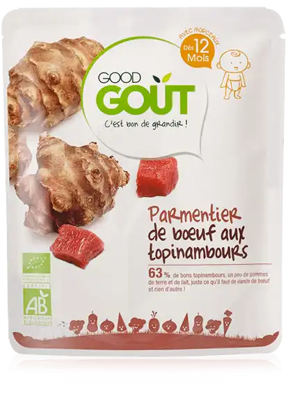 Good Gout Plats Parmentier Boeuf Topinambour Bio Des 12 Mois 220 G