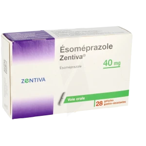 Esomeprazole Zentiva 40 Mg, Gélule Gastro-résistante
