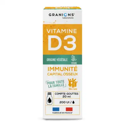 Granions Vitamine D3 Gouttes à CHÂLONS-EN-CHAMPAGNE