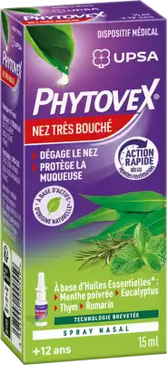 Upsa Phytovex Nez Très Bouché Solution Nasale Spray/15ml à Bordeaux