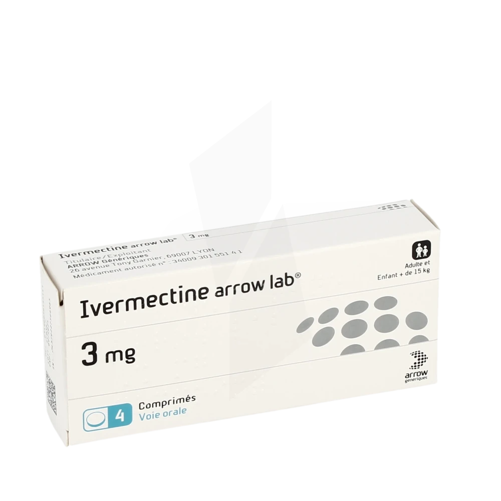 Ivermectine Arrow Lab 3 Mg, Comprimé