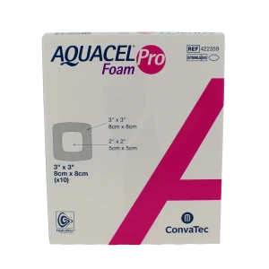 Aquacel Foam Pro 8cmx8cm B/10