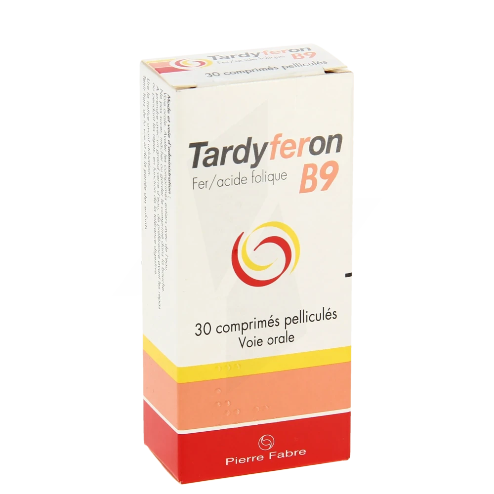 Tardyferon B9, Comprimé Pelliculé
