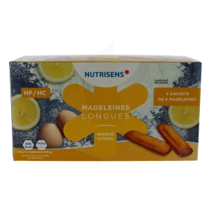 Nutrisens Madeleines Hp/hc Nutriment Citron 4sachets/6