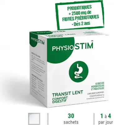 Immubio Physiostim Transit Lent Poudre 30 Sachets/3g à VILLENAVE D'ORNON