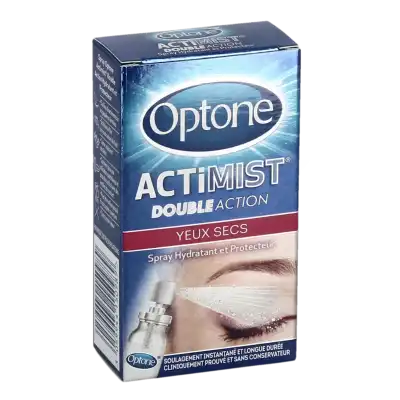 Optone Actimist Spray Oculaire Yeux Secs + Irrités Fl/10ml à Bordeaux