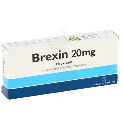 Brexin 20 Mg, Comprimé Sécable à MONTEUX