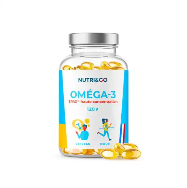 Nutri&co Oméga-3 Gélules B/120