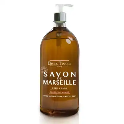 Beauterra - Savon De Marseille Liquide - Beurre De Karité - 300ml à GRENOBLE