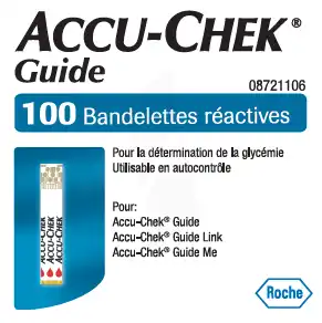 Accu-chek Guide Bandelettes 2 X 50 Bandelettes à Vallauris