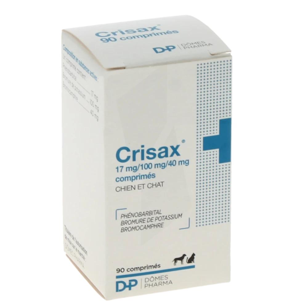 Crisax 17 Mg/100 Mg/40 Mg Comprimes Pour Chiens Et Chats, Comprimé