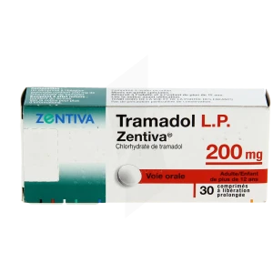 Tramadol Zentiva Lp 200 Mg, Comprimé à Libération Prolongée