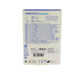 Venoflex Elegance 3 Chaussette Homme Noir Taille 4n
