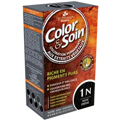 Acheter COLOR&SOIN Kit coloration permanente 1N noir ébène à TOULON