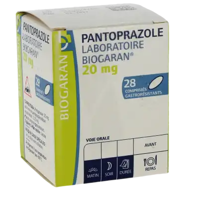 Pantoprazole Biogaran 20 Mg, Comprimé Gastro-résistant à Hagetmau